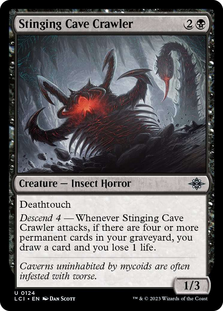 Stinging Cave Crawler [The Lost Caverns of Ixalan] | Yard's Games Ltd