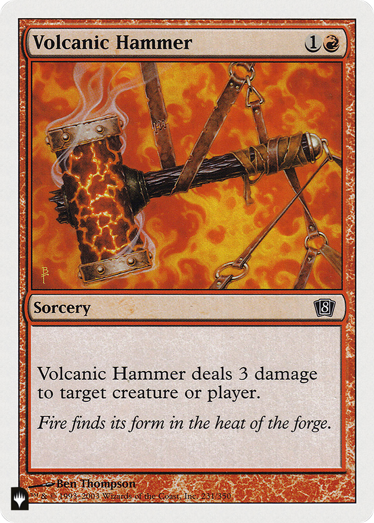 Volcanic Hammer [The List Reprints] | Yard's Games Ltd