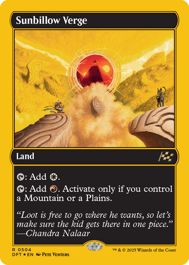 Sunbillow Verge (First-Place Foil) [Aetherdrift] | Yard's Games Ltd