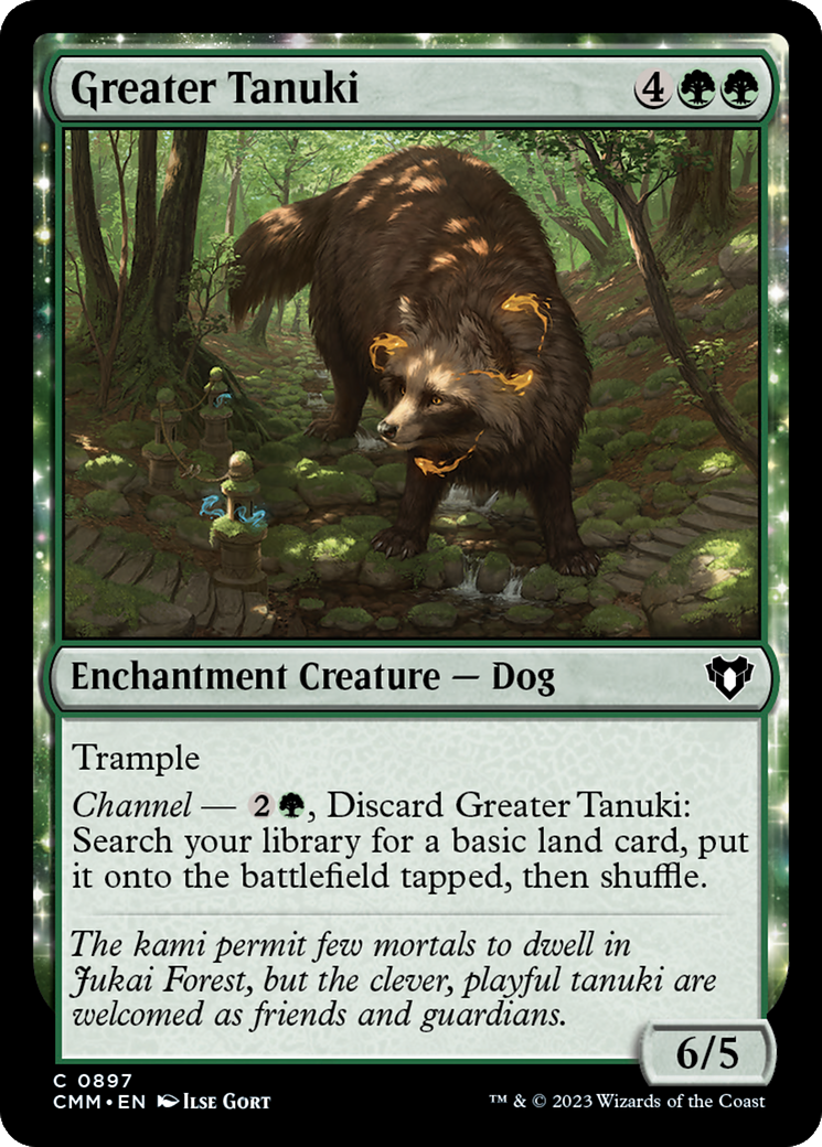 Greater Tanuki [Commander Masters] | Yard's Games Ltd