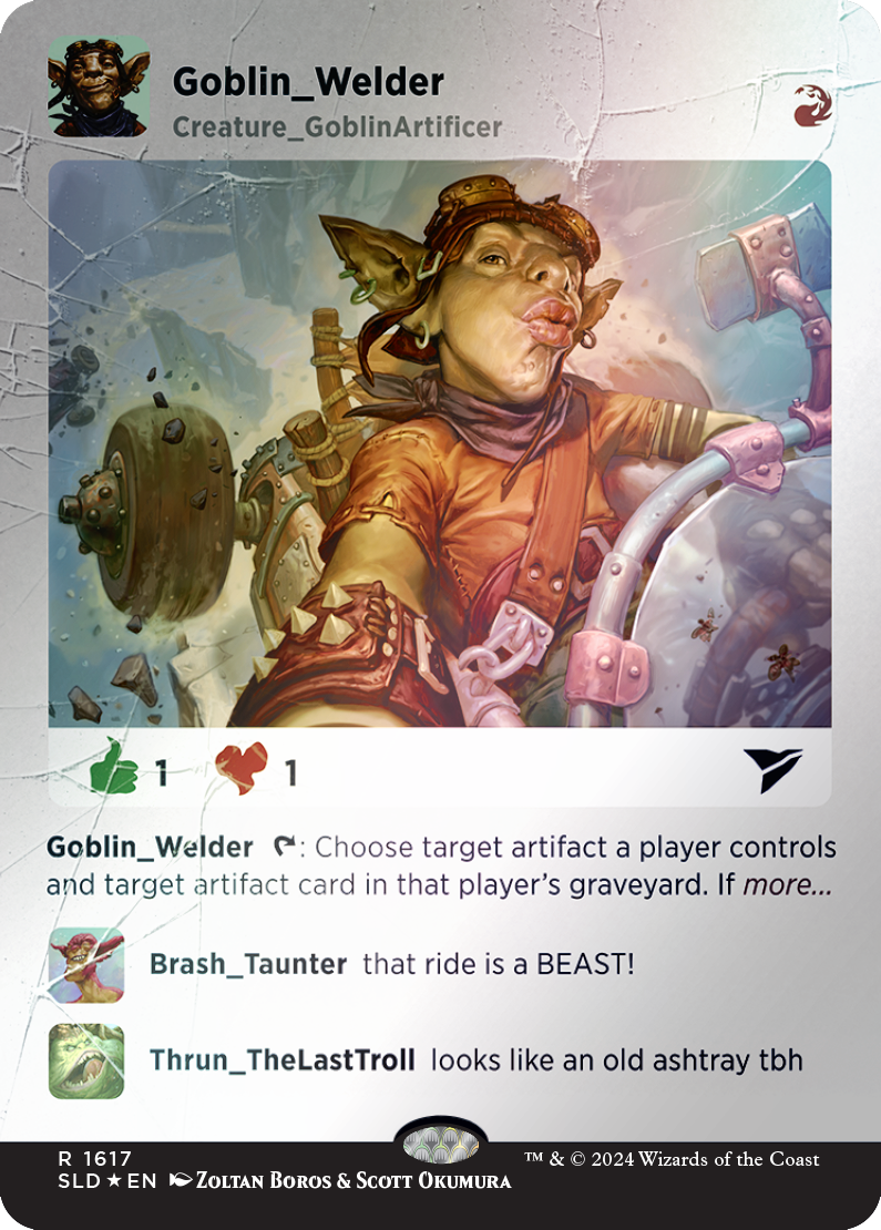 Goblin Welder (Rainbow Foil) [Secret Lair Drop Series] | Yard's Games Ltd