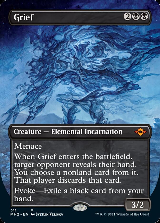 Grief (Borderless Alternate Art) [Modern Horizons 2] | Yard's Games Ltd