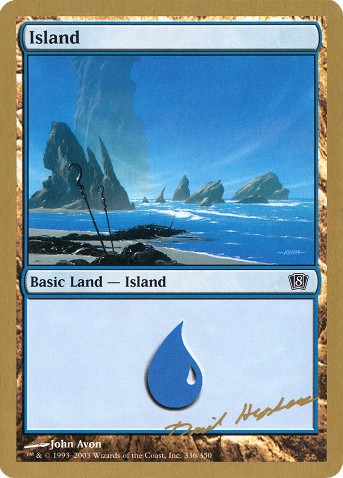 Island (dh336) (Dave Humpherys) [World Championship Decks 2003] | Yard's Games Ltd