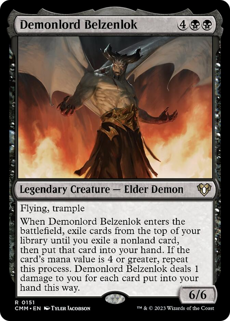 Demonlord Belzenlok [Commander Masters] | Yard's Games Ltd