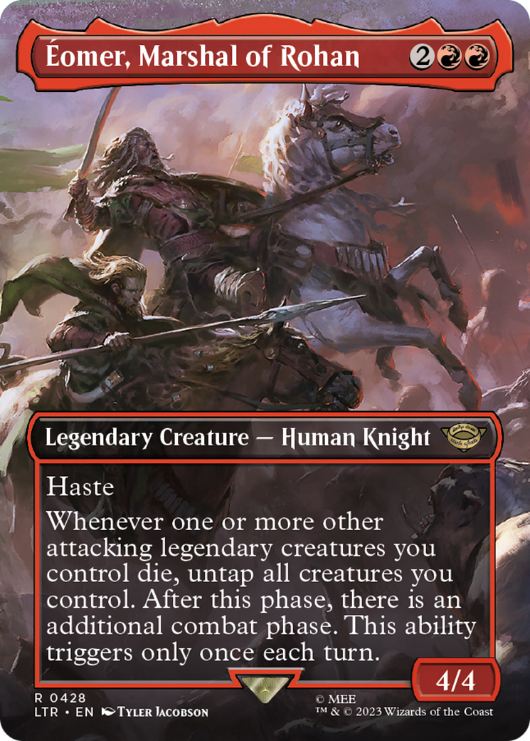 Eomer, Marshal of Rohan (Borderless Alternate Art) [The Lord of the Rings: Tales of Middle-Earth] | Yard's Games Ltd