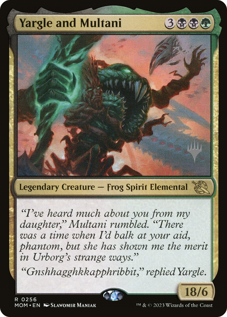 Yargle and Multani (Promo Pack) [March of the Machine Promos] | Yard's Games Ltd