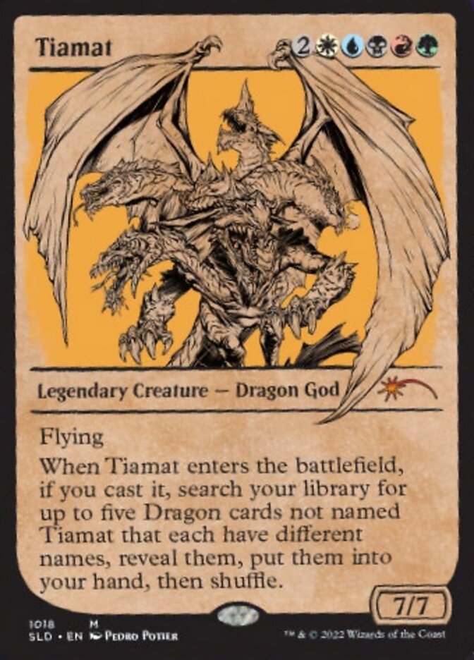 Tiamat (Showcase) [Secret Lair Drop Series] | Yard's Games Ltd