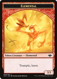 Elemental (009) // Goblin Double-Sided Token [Modern Horizons Tokens] | Yard's Games Ltd