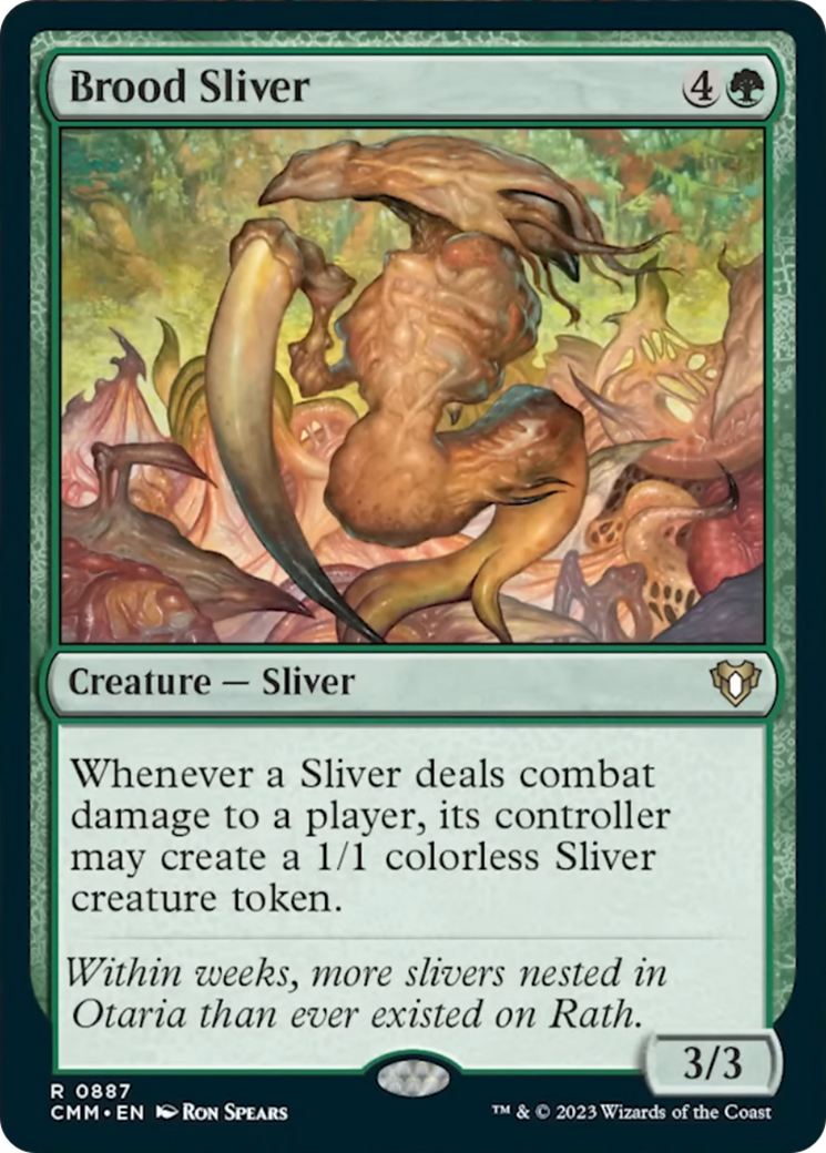 Brood Sliver [Commander Masters] | Yard's Games Ltd