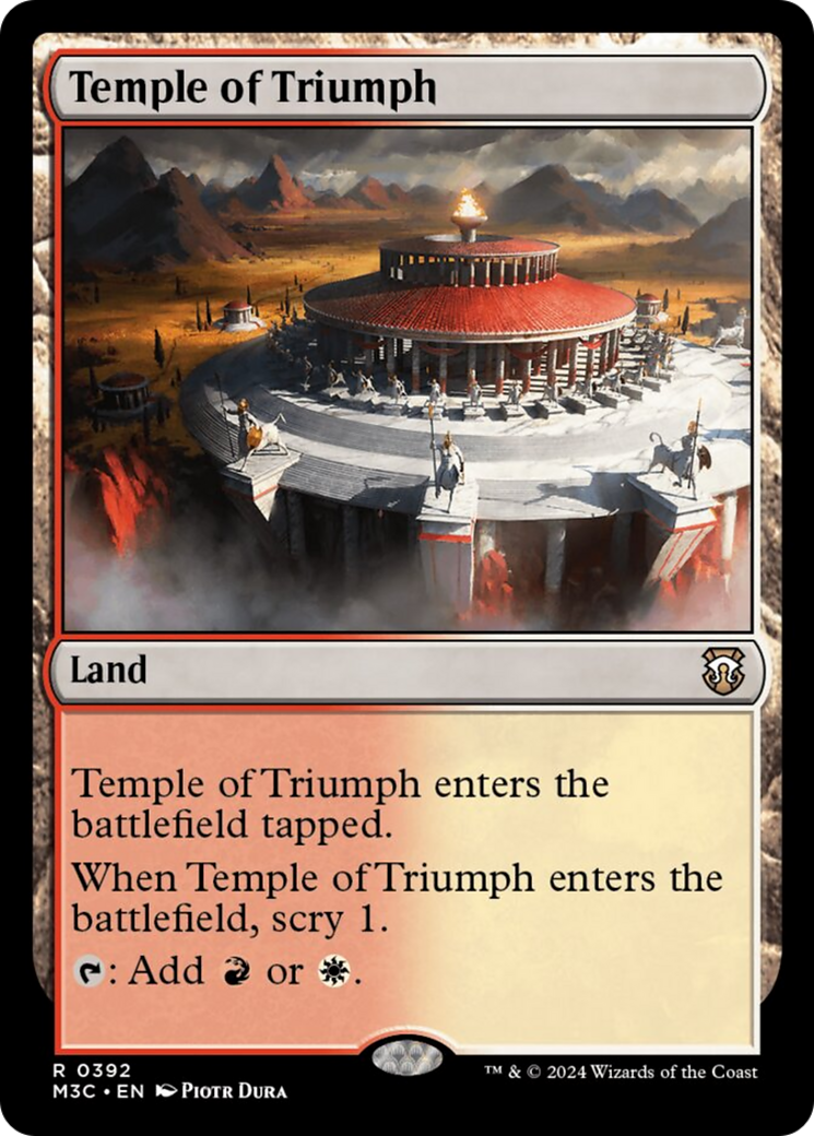 Temple of Triumph [Modern Horizons 3 Commander] | Yard's Games Ltd