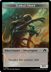 Eldrazi Spawn // Phyrexian Golem Double-Sided Token [Modern Horizons 3 Tokens] | Yard's Games Ltd