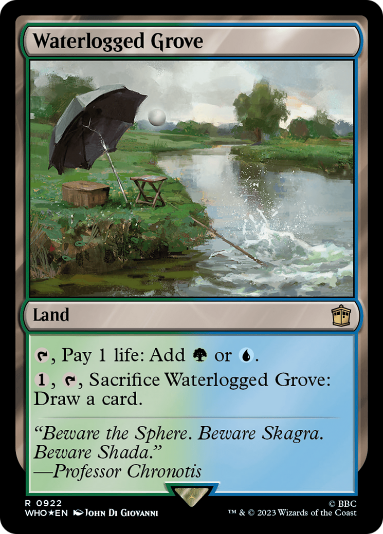 Waterlogged Grove (Surge Foil) [Doctor Who] | Yard's Games Ltd