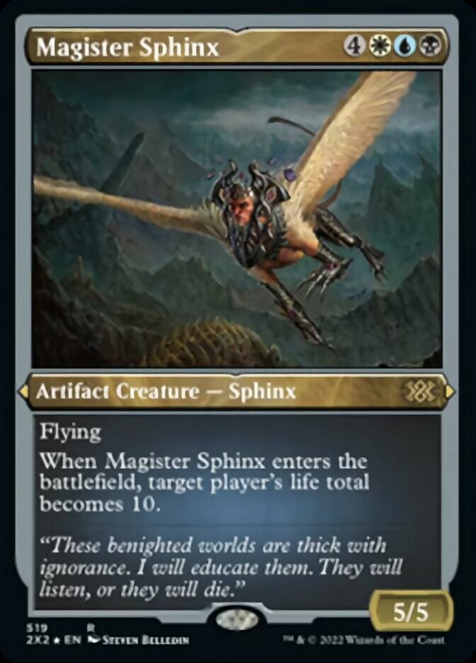 Magister Sphinx (Foil Etched) [Double Masters 2022] | Yard's Games Ltd