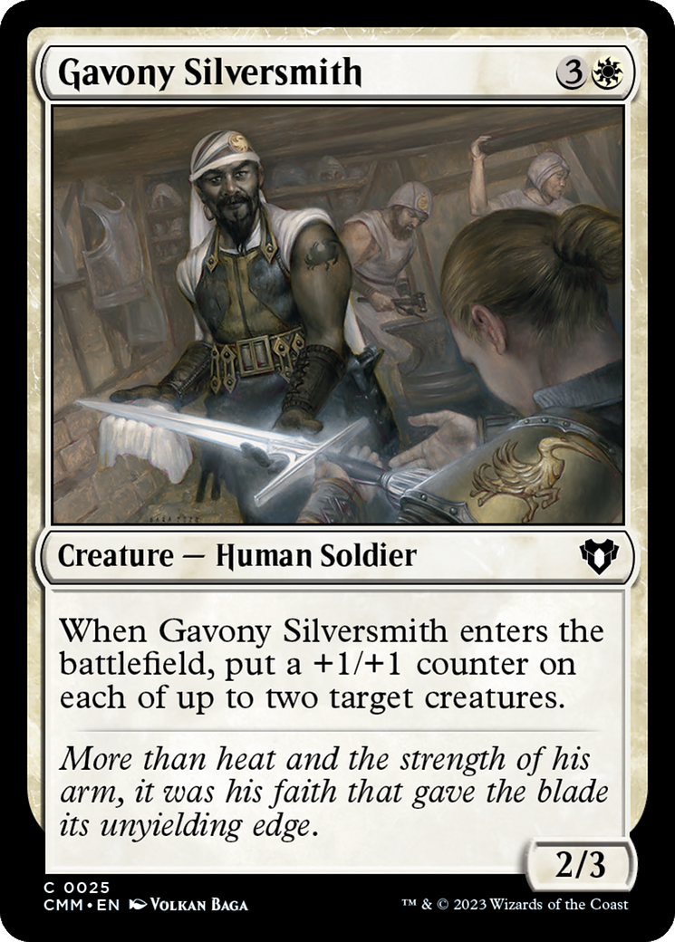 Gavony Silversmith [Commander Masters] | Yard's Games Ltd