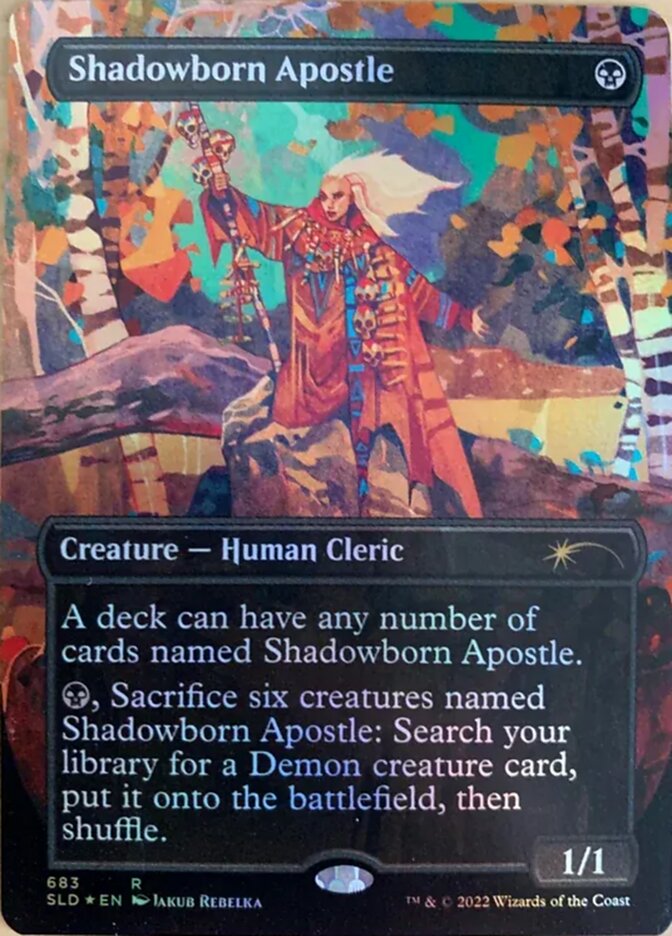 Shadowborn Apostle (Borderless) (683) [Secret Lair Drop Promos] | Yard's Games Ltd