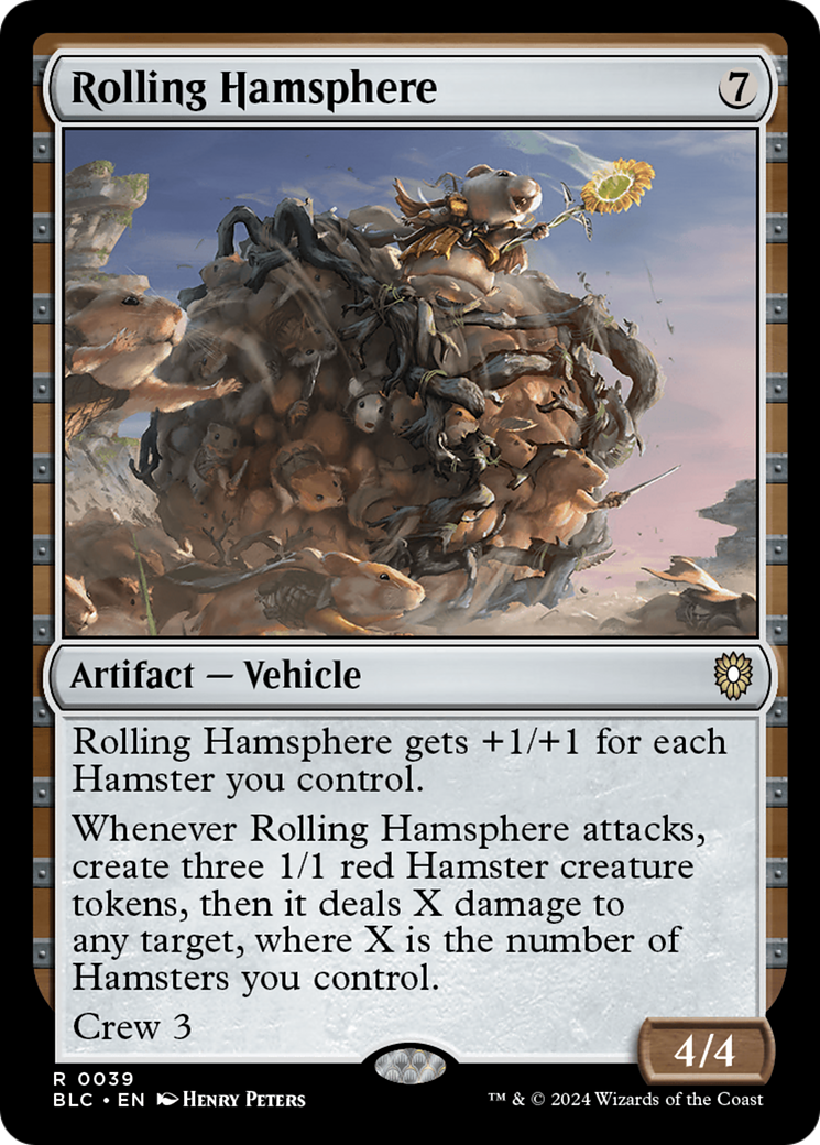 Rolling Hamsphere [Bloomburrow Commander] | Yard's Games Ltd