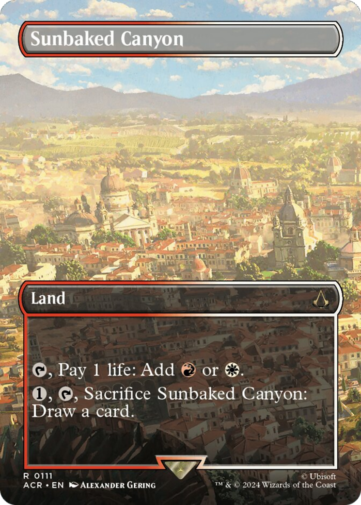 Sunbaked Canyon (Borderless) [Assassin's Creed] | Yard's Games Ltd