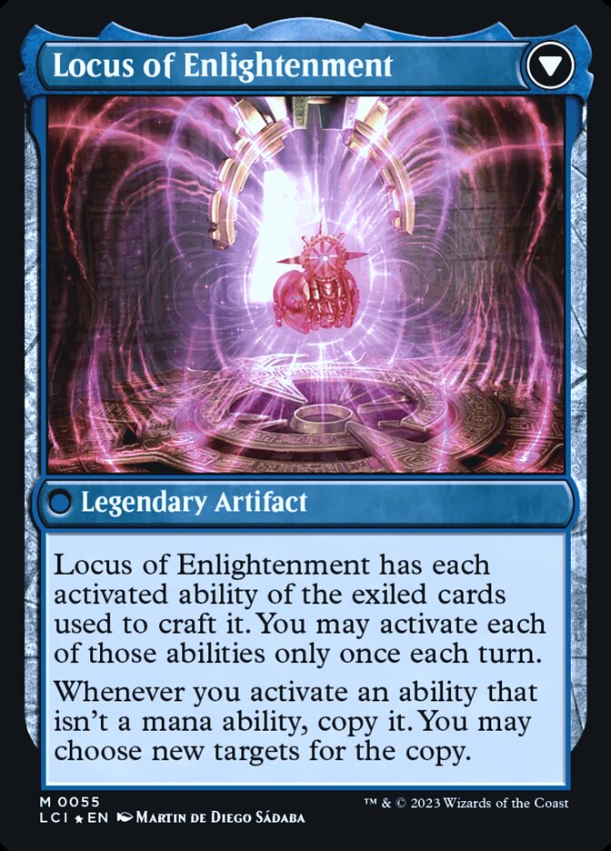 The Enigma Jewel // Locus of Enlightenment [The Lost Caverns of Ixalan Prerelease Cards] | Yard's Games Ltd