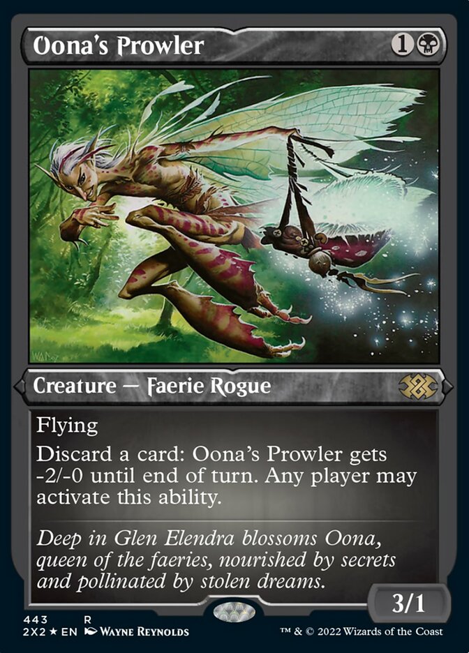 Oona's Prowler (Foil Etched) [Double Masters 2022] | Yard's Games Ltd