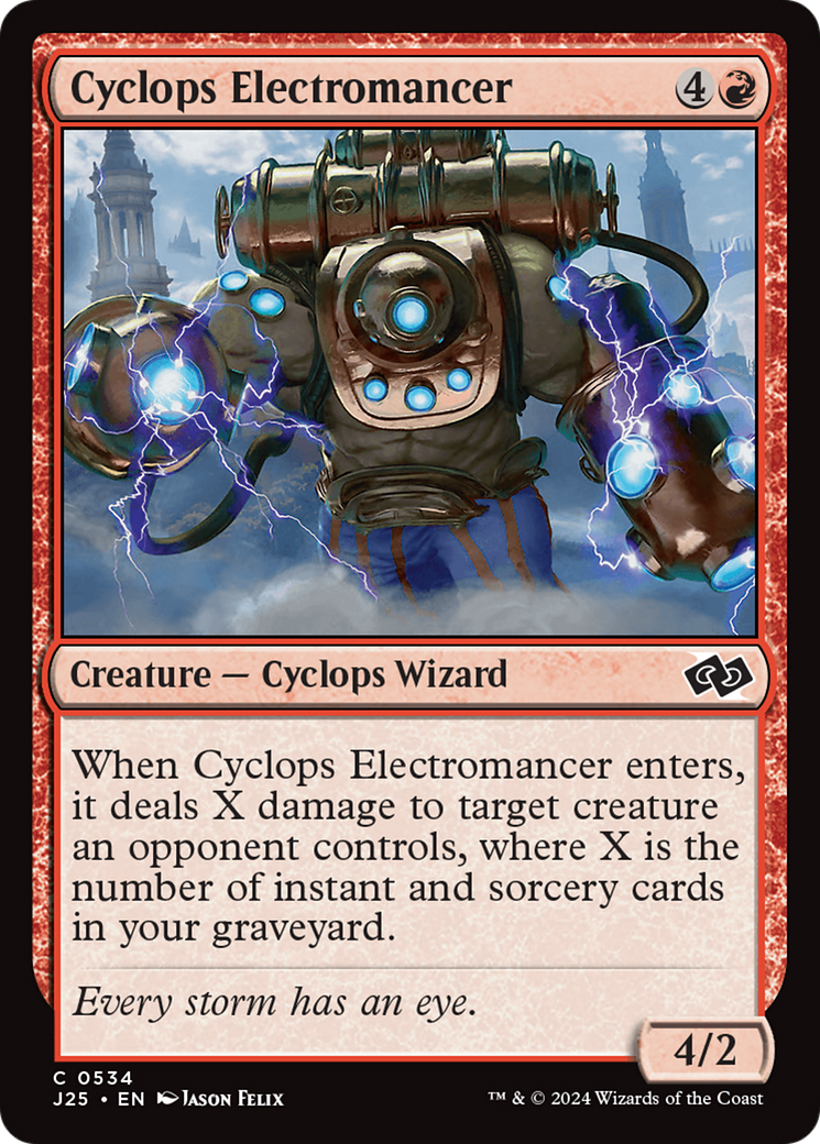 Cyclops Electromancer [Foundations Jumpstart] | Yard's Games Ltd