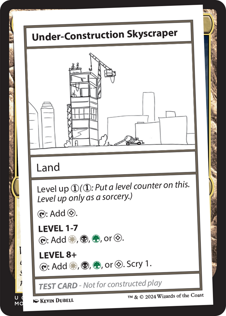 Under-Construction Skyscraper [Mystery Booster 2 Playtest Cards] | Yard's Games Ltd