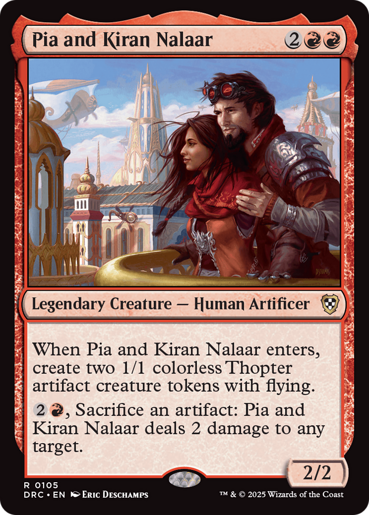 Pia and Kiran Nalaar [Aetherdrift Commander] | Yard's Games Ltd