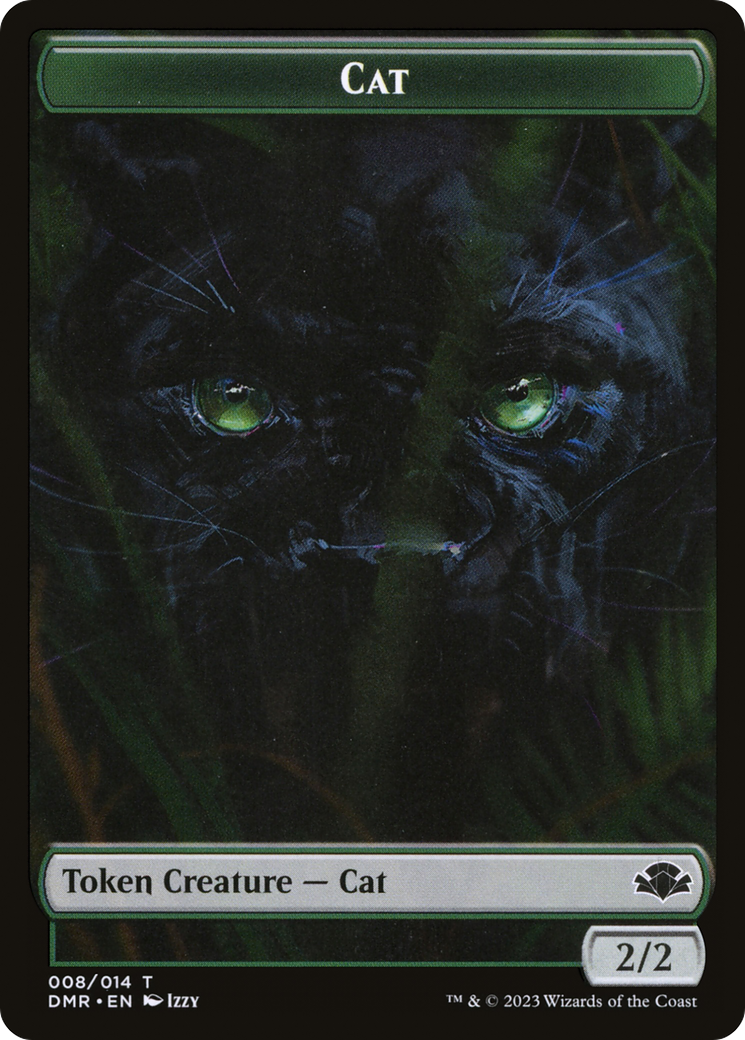 Cat Token (008) [Dominaria Remastered Tokens] | Yard's Games Ltd