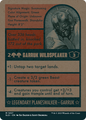 Garruk Wildspeaker [Secret Lair Drop Series] | Yard's Games Ltd