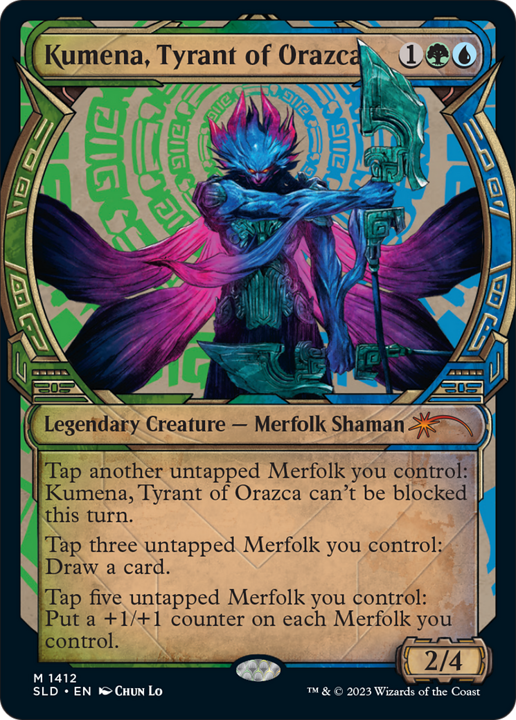 Kumena, Tyrant of Orazca (Rainbow Foil) [Secret Lair Drop Series] | Yard's Games Ltd