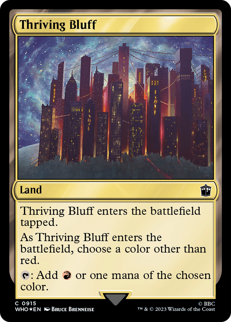 Thriving Bluff (Surge Foil) [Doctor Who] | Yard's Games Ltd