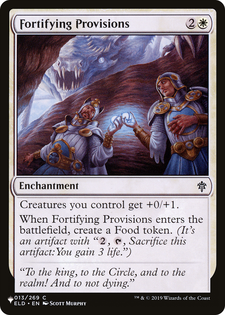 Fortifying Provisions [The List] | Yard's Games Ltd