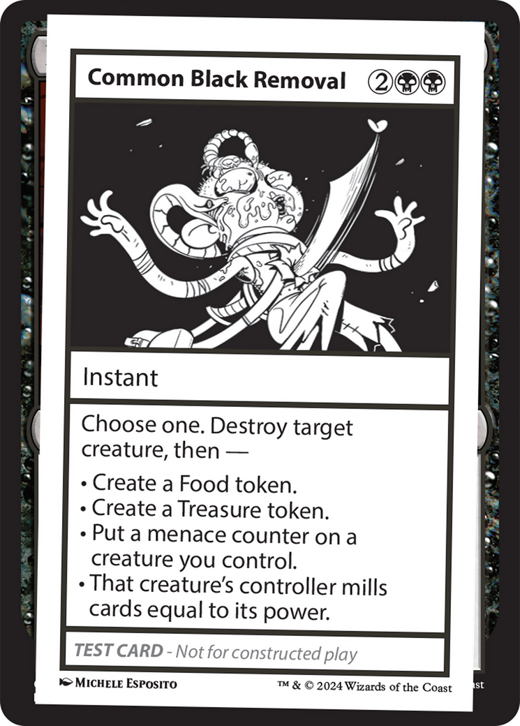 Common Black Removal [Mystery Booster 2 Playtest Cards] | Yard's Games Ltd