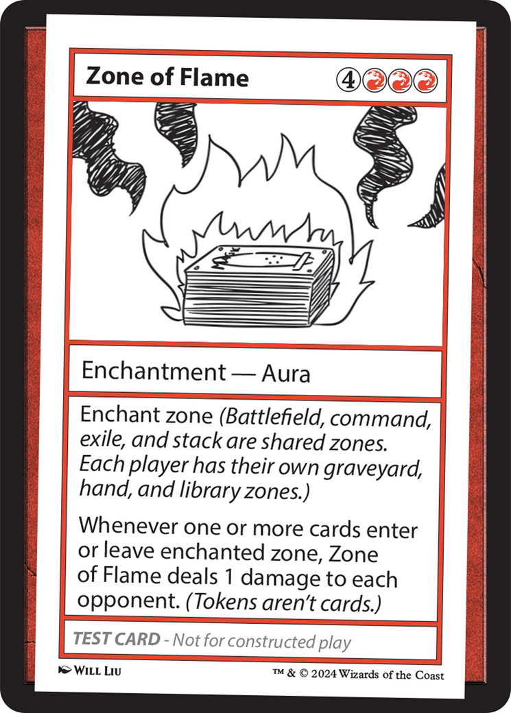 Zone of Flame [Mystery Booster 2 Playtest Cards] | Yard's Games Ltd