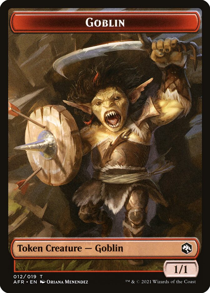 Lost Mine of Phandelver // Goblin Double-Sided Token [Dungeons & Dragons: Adventures in the Forgotten Realms Tokens] | Yard's Games Ltd