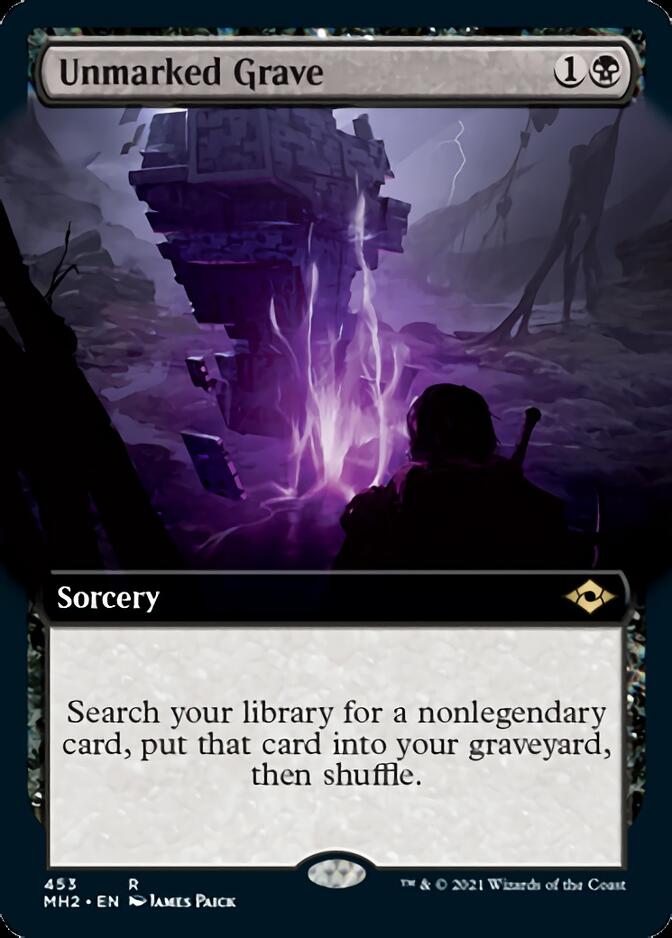 Unmarked Grave (Extended Art) [Modern Horizons 2] | Yard's Games Ltd