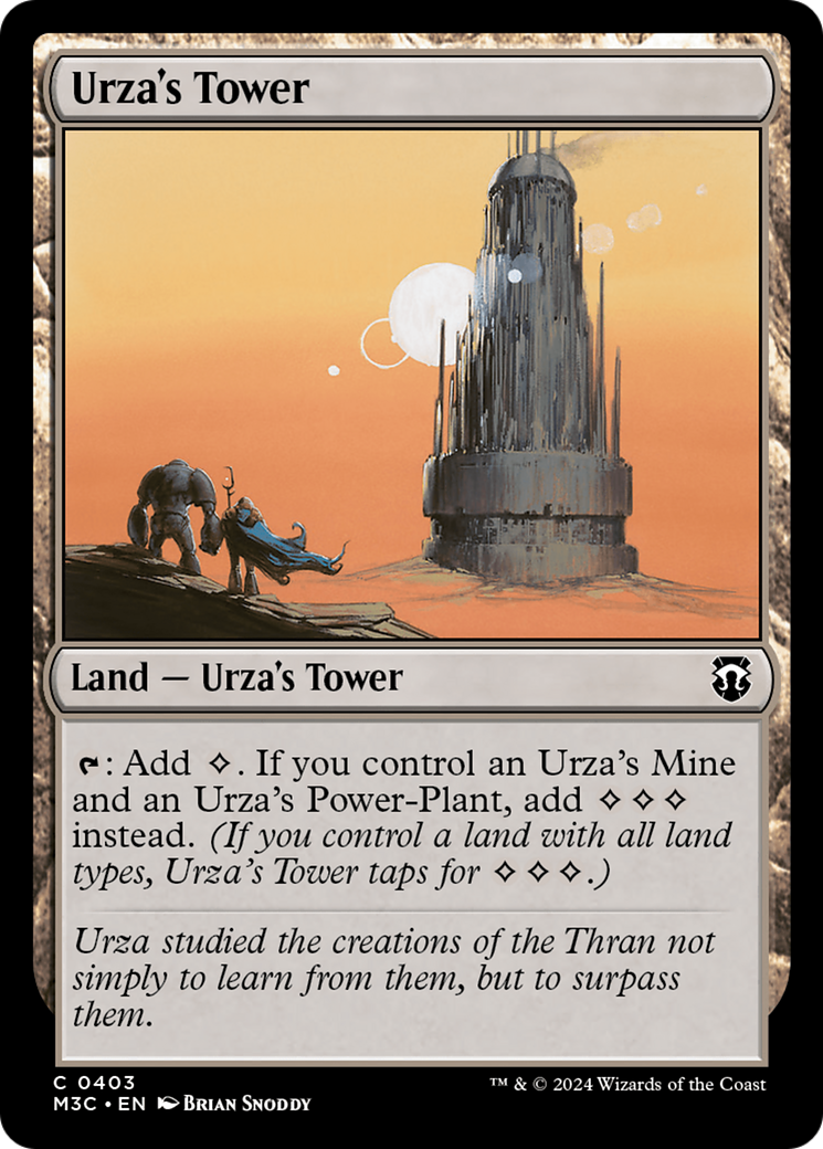 Urza's Tower (Ripple Foil) [Modern Horizons 3 Commander] | Yard's Games Ltd