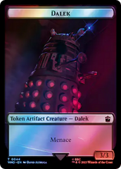 Dalek // Treasure (0062) Double-Sided Token (Surge Foil) [Doctor Who Tokens] | Yard's Games Ltd