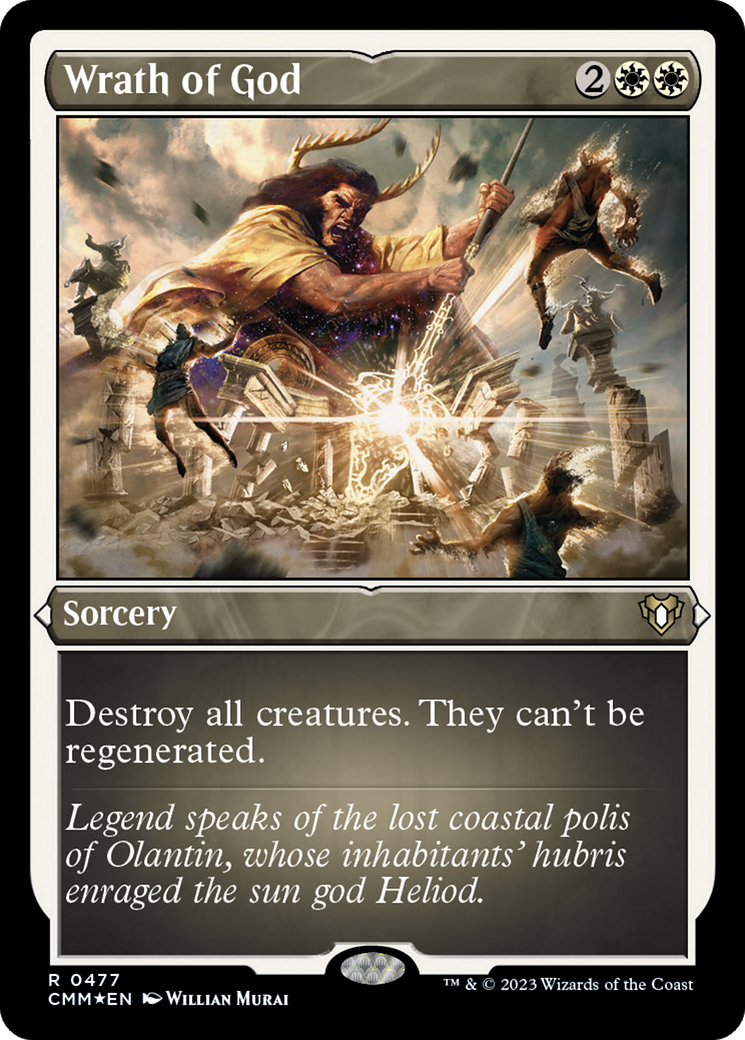 Wrath of God (Foil Etched) [Commander Masters] | Yard's Games Ltd