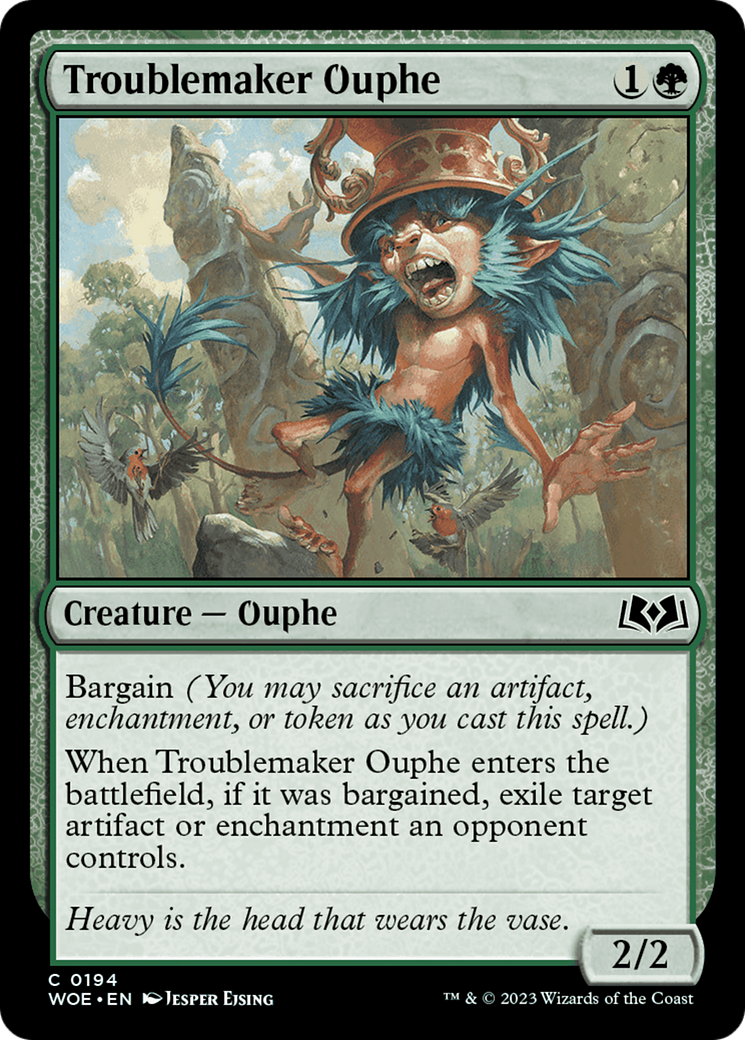 Troublemaker Ouphe [Wilds of Eldraine] | Yard's Games Ltd