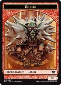 Goblin (010) // Construct (017) Double-Sided Token [Modern Horizons Tokens] | Yard's Games Ltd