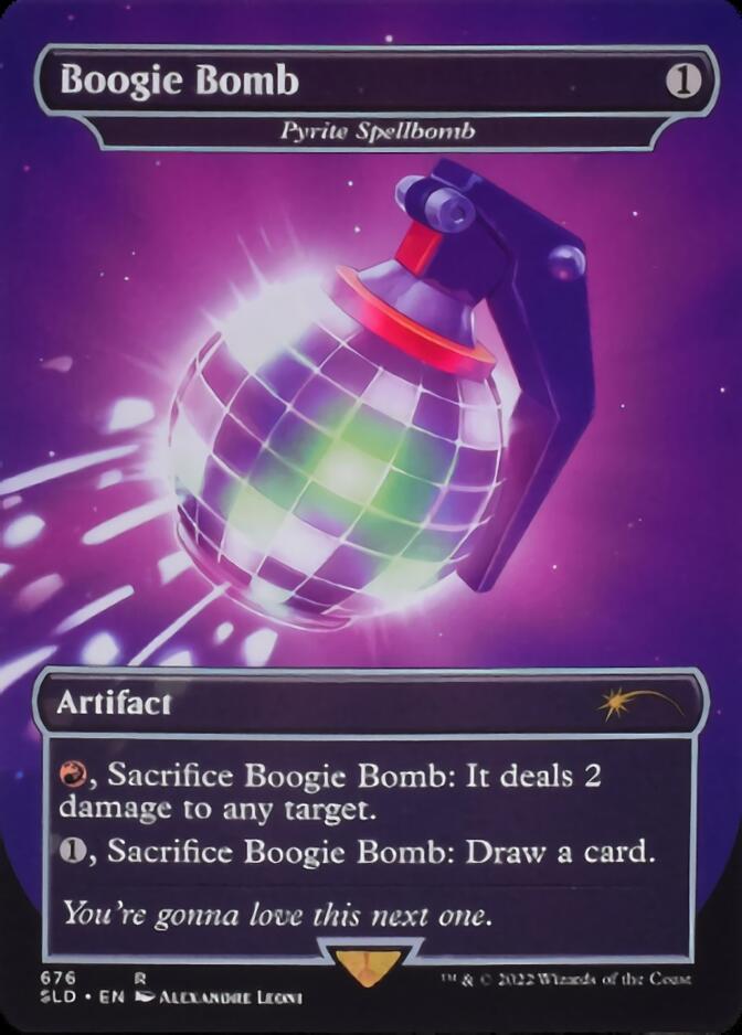 Pyrite Spellbomb - Boogie Bomb (Borderless) [Secret Lair Drop Promos] | Yard's Games Ltd