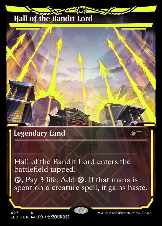 Hall of the Bandit Lord (Neon Ink Yellow) [Secret Lair Drop Series] | Yard's Games Ltd