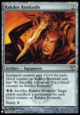 Rakdos Riteknife [The List] | Yard's Games Ltd