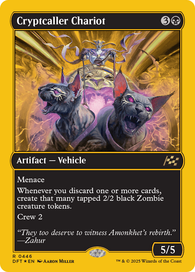 Cryptcaller Chariot (First-Place Foil) [Aetherdrift] | Yard's Games Ltd