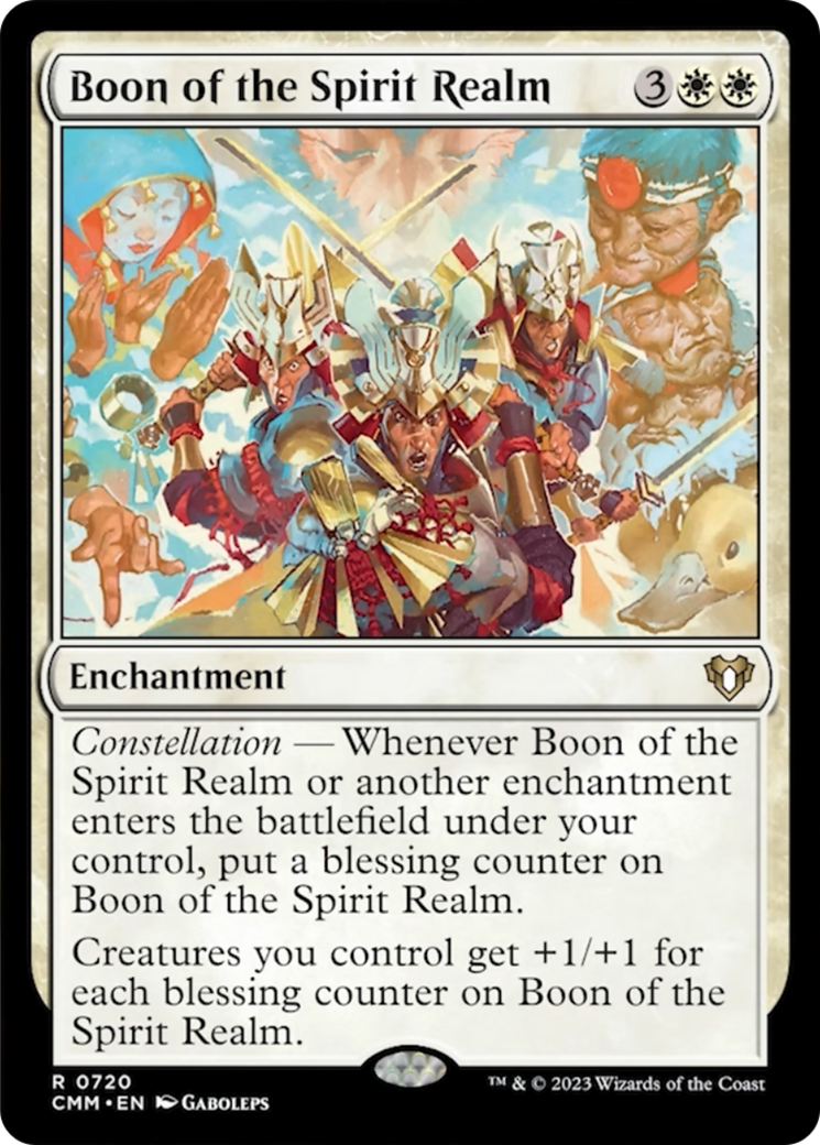 Boon of the Spirit Realm [Commander Masters] | Yard's Games Ltd