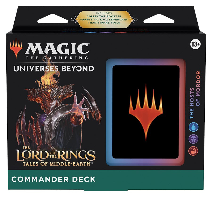 The Lord of the Rings: Tales of Middle-earth - Commander Deck (The Hosts of Mordor) | Yard's Games Ltd