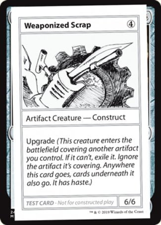 Weaponized Scrap (2021 Edition) [Mystery Booster Playtest Cards] | Yard's Games Ltd