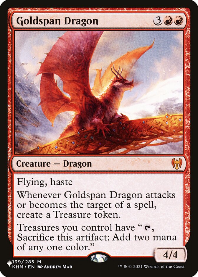 Goldspan Dragon [The List] | Yard's Games Ltd