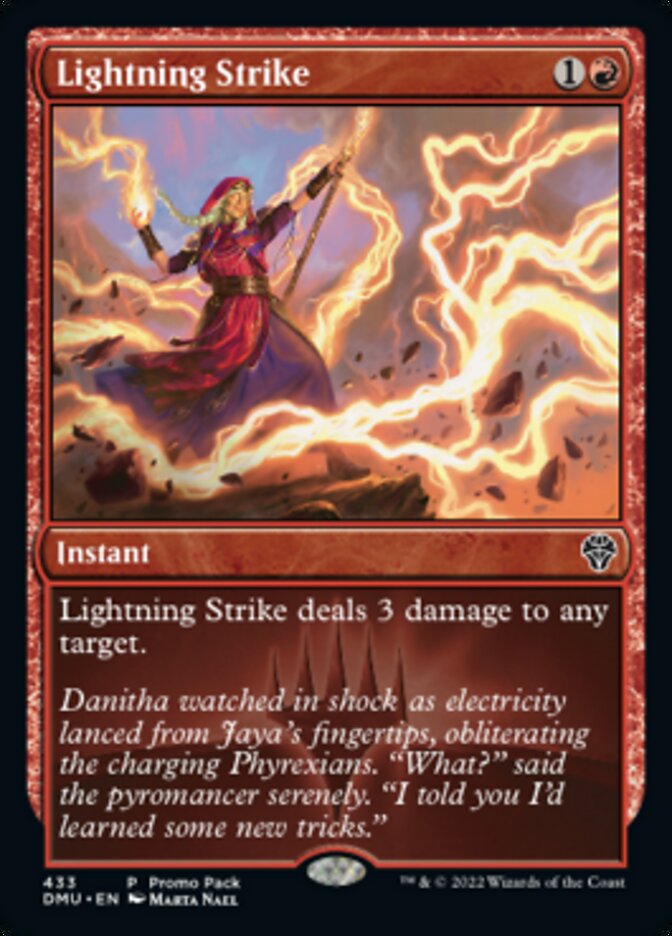 Lightning Strike (Promo Pack) [Dominaria United Promos] | Yard's Games Ltd