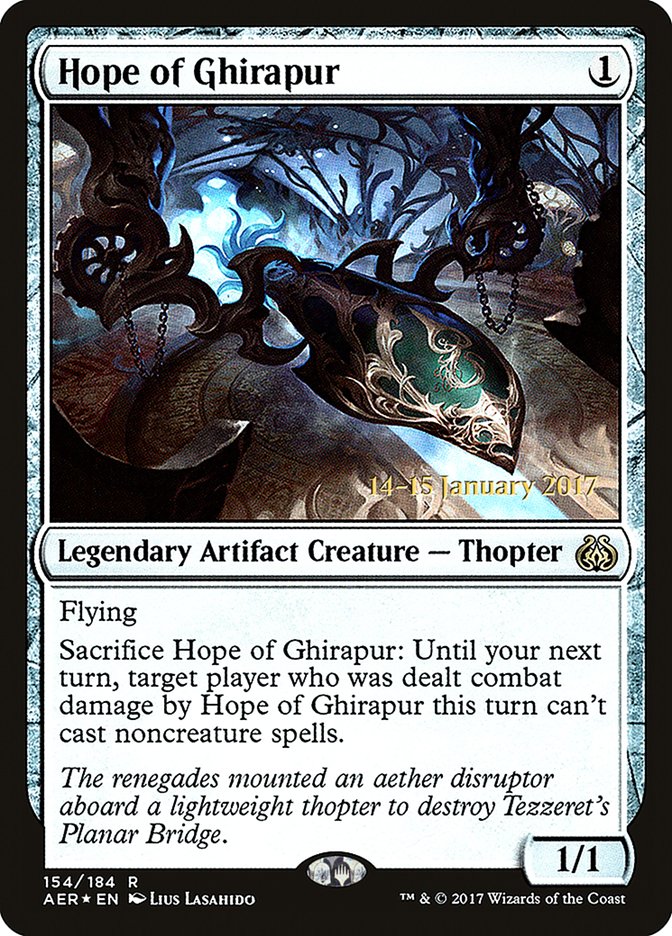 Hope of Ghirapur [Aether Revolt Prerelease Promos] | Yard's Games Ltd